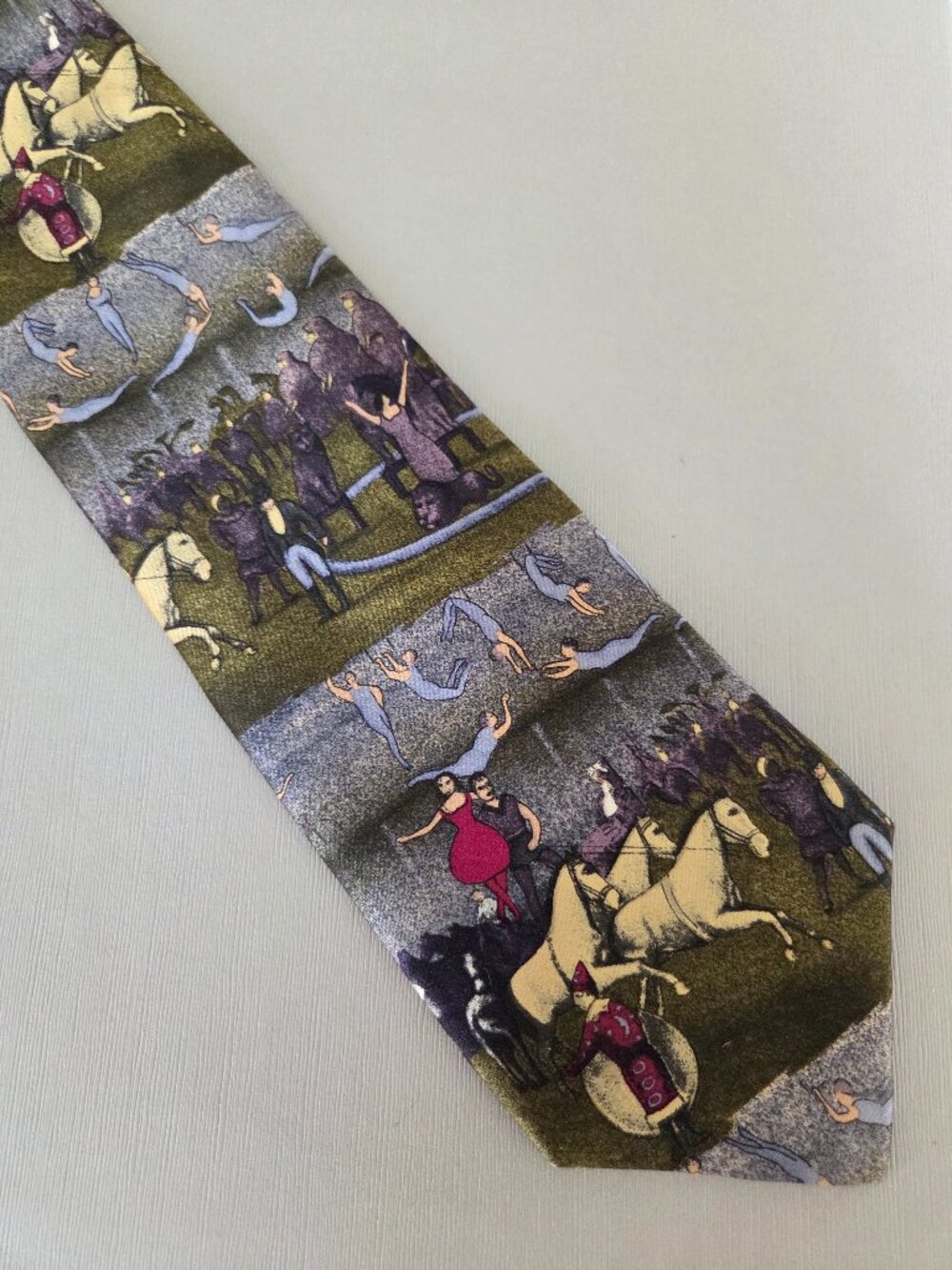 Audry Buckner Circus Art Silk Tie